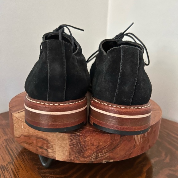 Helm Benson Derby Shoe Black Suede 10D - Picture 5 of 8